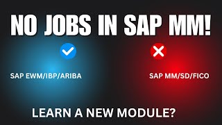 NO SAP MM JOBS LEARN OTHER MODULE SAP EWMIBPARIBA SAP FOR BEGINNERS CHANNEL S4HANA TRAINING [upl. by Patten416]