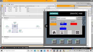 Siemens TiaPortal  HMI Project Design Timer Input  Out Value Set in HMI [upl. by Ahsieit820]