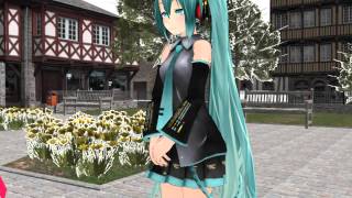 Miku Sings For Gumi MMD Kobato Remake [upl. by Kremer53]