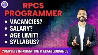 RPSC Programmer 2024 Notification out  Vacancies Salary Age limit Syllabus Exam Guidance [upl. by Enecnarf]