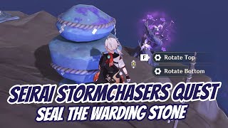 Seirai Stormchasers Quest Seal the Warding Stone Guide  Genshin Impact [upl. by Rialcnis]