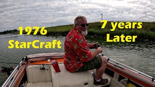 1976 StarCraft First time out 7 years later What a great boat and day of fishing [upl. by Kurzawa]