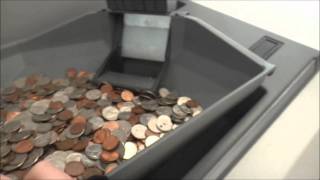 Cummins Allison JetSort 6000 Coin Sorter at Teachers Federal Credit Union in Huntington NY [upl. by Grubb]