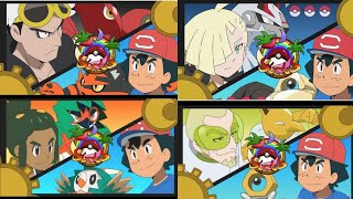 Ash all alola league battles [upl. by Dorita314]