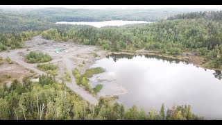 ⚒ Flyover Castle Mine CANADA SILVER COBALT WORKS INC TSXV CCW Gowganda CobaltSilver Camp Ontario [upl. by Alec955]