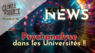 La psychanalyse dans les Universités ZetNEWS [upl. by Tav159]