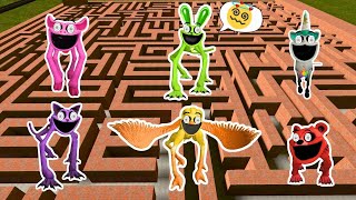 💥 BIG MAZE POPPY PLAYTIME CHAPTER 3 HUNTING In Garys Mod [upl. by Lauber278]