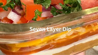 Seven Layer Dip  Party Appetizers casouthernbelle [upl. by Elleved30]