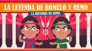 LA HISTORIA DE ROMA LA LEYENDA DE RÓMULO Y REMO  INFONIMADOS [upl. by Sinai]