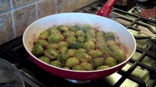 VITOS ITALIAN CUCINA CAVOLINI  BRUSSEL SPROUTS amp Recipe [upl. by Ailahtan]