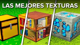 10 Packs de Texturas IMPRESCINDIBLES Para Minecraft [upl. by Anbul]