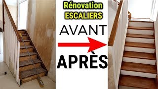 AVANTAPRÈS  Rénovation ESCALIERS [upl. by Werda336]