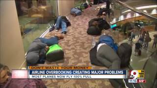 Airline overbooking creates major problems [upl. by Gradey228]