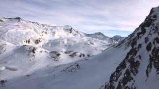 Val DIsere Leissieres Chairlift over the mountain Worlds scariest [upl. by Nemraciram195]