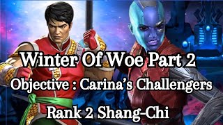 6 Star R2 ShangChi Demolish Winter Of Woe Nebula Mcoc [upl. by Casandra]