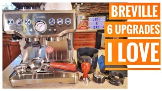 Breville BES870XL Barista Express Espresso Machine UPGRADE TAMPER PORTAFILTER KNOCKBOX Better Result [upl. by Chloris372]