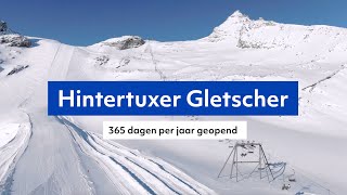 Hintertuxer Gletscher 365 dagen per jaar skiën en snowboarden wintersport tirol [upl. by Suiratnod]