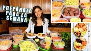 PREPARACION DE COMIDA VEGANA PARA LA SEMANA [upl. by Becka638]