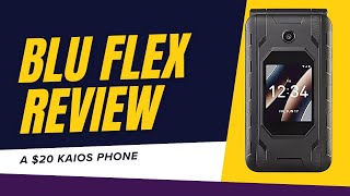 Blu Flex Review A 20 KaiOS Device with Essential Features [upl. by Ttocserp]