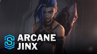 Arcane Jinx Skin Spotlight  League of Legends [upl. by Yema]