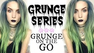 Grunge on the Go  Easy Grunge Inspired Makeup Tutorial [upl. by Nabla107]