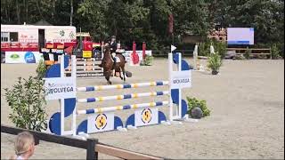 amber kiewiet wint golden ticket op jumping tolbert [upl. by Silbahc]