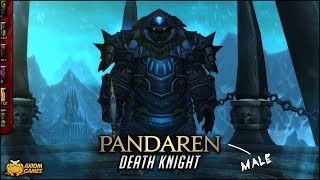 WoW  Pandaren Death Knight Character Creation Male [upl. by Stilu]