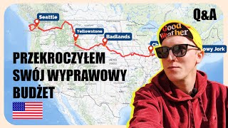 Rowerem przez USA QampA MNIEJ NIŻ 1 DZIENNIE NA NOCLEGI CZYLI JAK PRZEJECHAŁEM USA [upl. by Selrac]