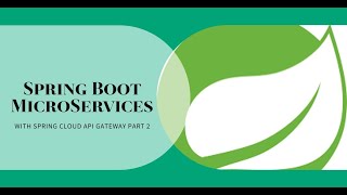 Spring Boot MicroServices with Spring Cloud API Gateway Part 2 Registration API [upl. by Alekehs]