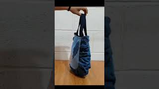 Reciclando tela de jeans bolsos bolsodetela bolsosartesanales [upl. by Lamok]