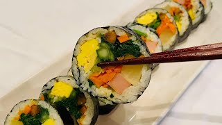 Kimbap How to Make Delicious Kimbap without Breaking Gim [upl. by Lacram]