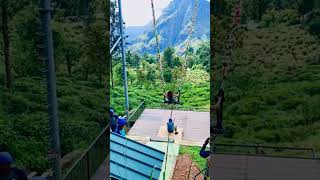 ඇල්ලේ විතරයි මෙහෙම යන්න පුළුවන් travel cover ella ytshorts funny zipline love youtubevideos [upl. by Atirma245]