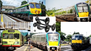 Iarnród EireannIrish Rail Horn Compilation June  August 2024 [upl. by Lindberg886]