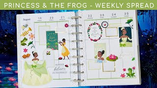 Princess amp The Frog Weekly Spread Happy Planner [upl. by Ainaled]