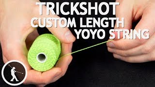 YoYoFactory Trick Shot String Tutorial  Make Your Own Custom Length Yoyo String [upl. by Snyder]