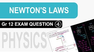 Physics  Newton’s Laws Exam Question 4 [upl. by Schell]