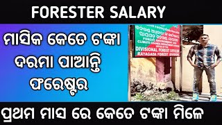 odisha forester salary 2023forester monthly salary [upl. by Hijoung743]