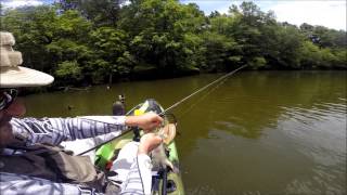 June Fishing at the Millpond  Old Millpond Reservoir Granite Falls NC [upl. by Champagne]