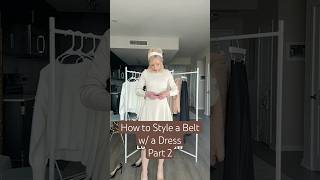 Styling DressesampWaist Belts outfitideas stylingtips fallfashion amazonlive fashionstyle ootd [upl. by Tami54]