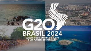 G20 debate sustentabilidade ambiental e climática no Rio de Janeiro [upl. by Noraf]