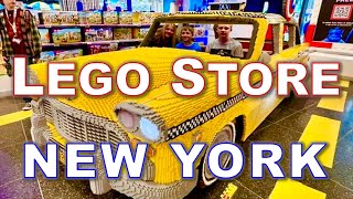 Lego Store New York Tour Make Your Own Mini Figure lego minifigure [upl. by Imefulo]