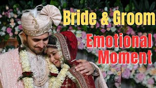 Emotional Indian Bride  Bride amp Groom Emotional Moment  Wedding Vlog  Atisha Singh  shadivlog [upl. by Cj397]