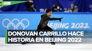 Donovan Carrillo finaliza su participación en Beijing 2022 con espectacular rutina [upl. by Bainbridge274]