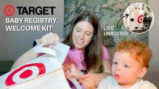 Target Baby Registry Welcome Kit  Free Baby Stuff 2021  VLOGMAS DAY 2 [upl. by Lose482]