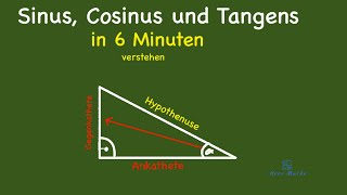 Trigonometrie in 6 Minuten – Alles zu Sin Cos Tan [upl. by Stutman]