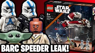 LEGO Leaks 2024 LEGO Star Wars 75378 BARC Speeder Escape mit Kelleran Beq  LEGO News [upl. by Ellitnahc]