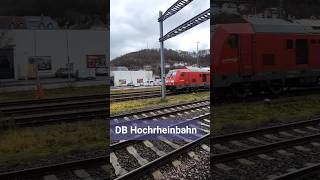 DB Hochrheinbahn beim Bahnhof WaldshutTiengen Deutschland 2022  shorts [upl. by Kanya916]