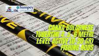 Canna Bolognese Tubertini 4 5 6 Metri Level Active 020 gr Fishing Rods [upl. by Suraved]