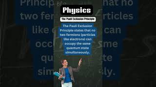 The Pauli Exclusion Principle education physics shorts [upl. by Ellenrahc]