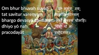 Gayatri Mantra Savitr 108 Repetitions [upl. by Ynad737]